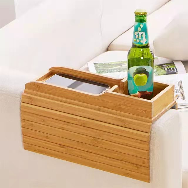 Modern Minimalist Bamboo Sofa Tray Kids dealsniper-net