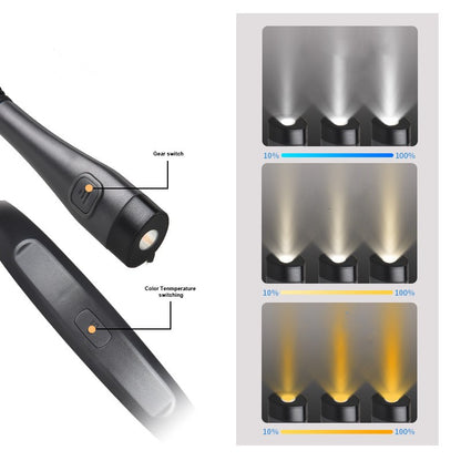 Led Hanging Neck Light White And Yellow Dual Light Gadgets DealSniper.net