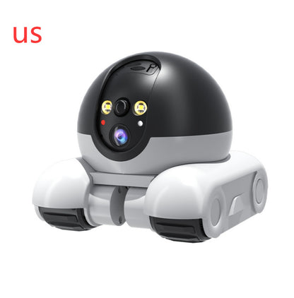 Wireless Smart 360-degree HD Dual Lens Electronics DealSniper.net Robot wifi English US 2 Million Double Light Full Color