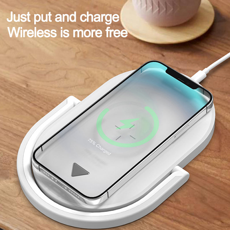 3 In 1 Foldable Wireless Charger Night Light Wireless Charging Light Gadgets dealsniper-net