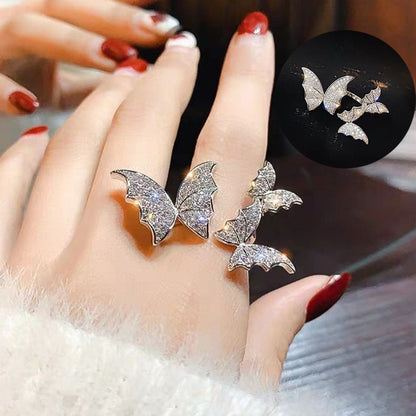 Turnable Anxiety Rings With Bead Relieve Stress Rings For Women Men Women DealSniper.net