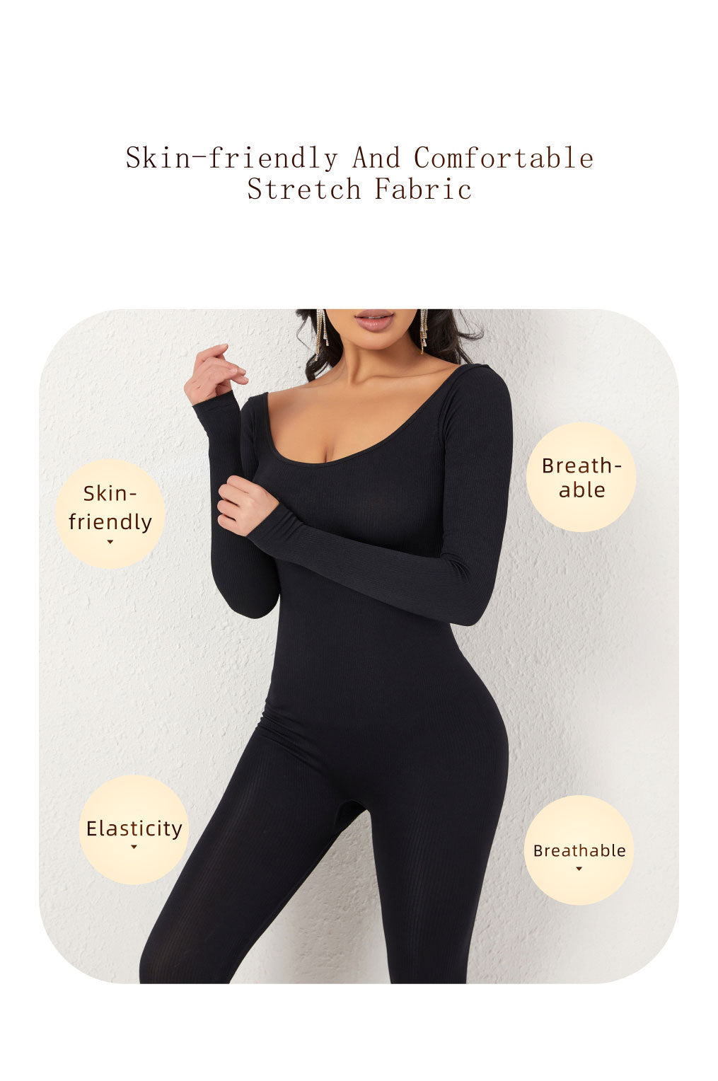Snatched Waist Body Shaper-Long Sleeve And Full Leg