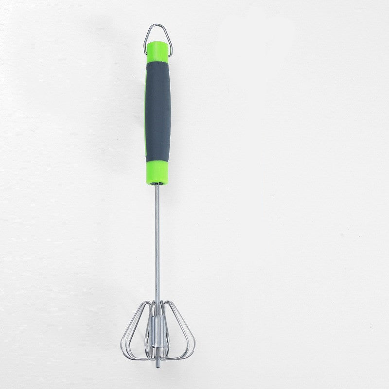 Stainless Steel Manual Egg Beater Kitchen Gadget Kitchen dealsniper-net Green 10inches