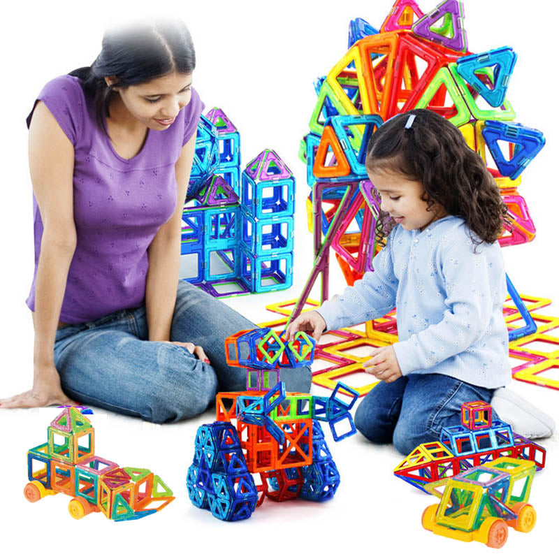 Magnetic Building Blocks DIY Magnets Toys For Kids Designer Construction Set Gifts For Children Toys Kids dealsniper-net