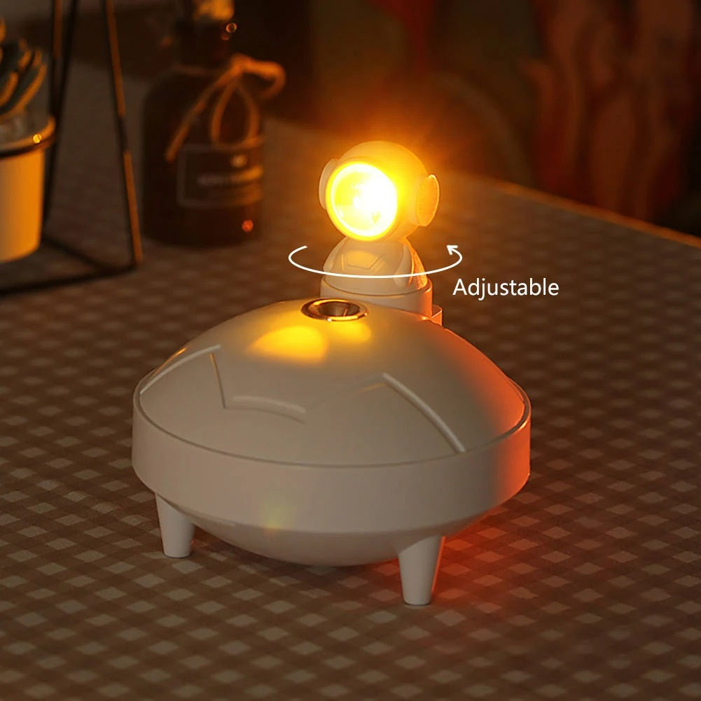 Astronaut Sunset Lamp Humidifier 2 Spraying Mode 360 Degree Home Decor DealSniper.net