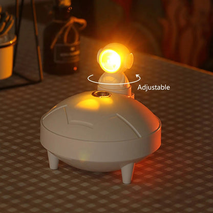 Astronaut Sunset Lamp Humidifier 2 Spraying Mode 360 Degree Home Decor DealSniper.net
