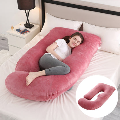 Maternity Pillow Waist Support Side Sleeping Slope Pillow J-type