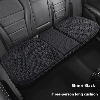 Car Seat Cushion Four Seasons Universal Cool Pad Gel Vehicle dealsniper-net Mysterious Black Rear Strip