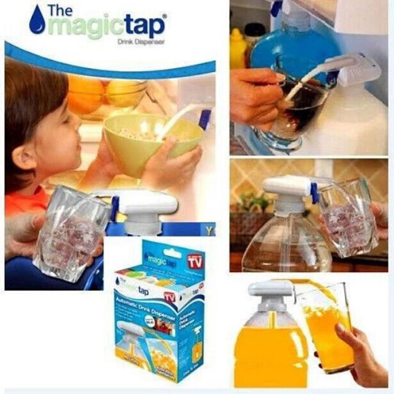 Useful Portable Electric Automatic Water Fountain Milk Drink Kitchen dealsniper-net Color