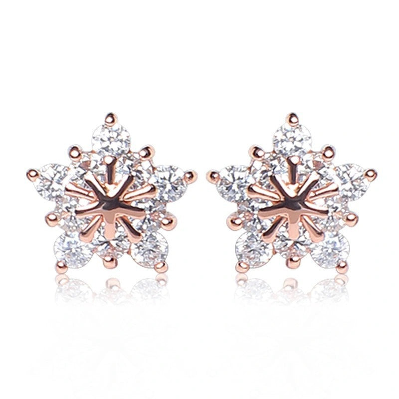 Sweet Star Stud Earrings For Women Luxury Delicate Star Versatile Jewelry Gym From House Style 1 1 pair