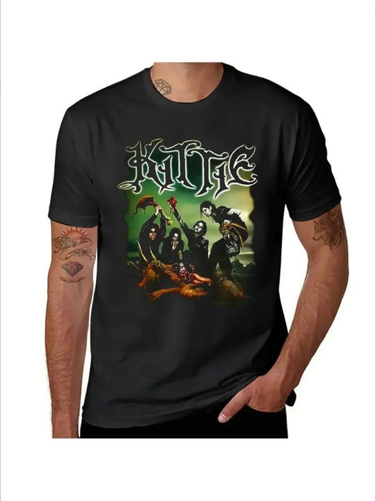 New KITTIE BAND T-Shirt Funny T Shirts Sweat Shirt