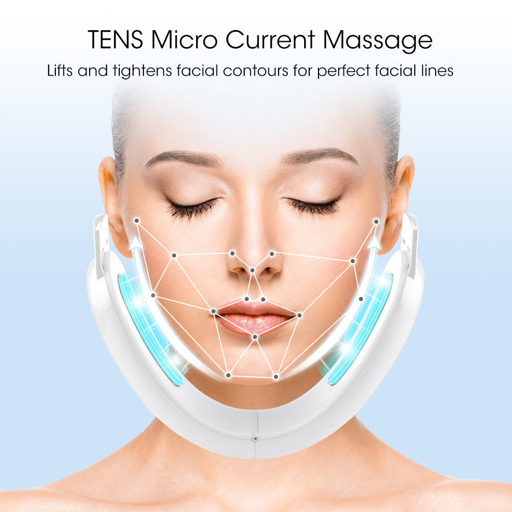 Hot Compress Micro Current Facial Massage Device